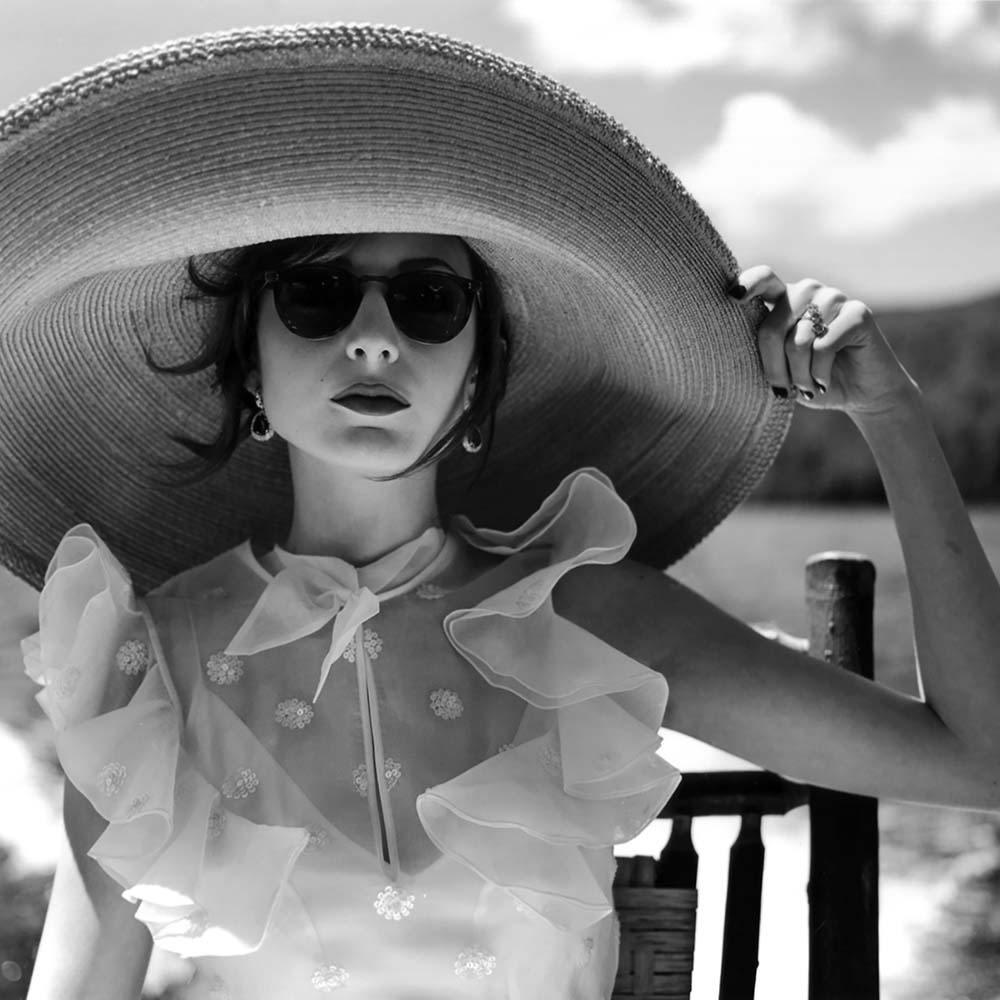 Laura in Hat, Lake Placid, New York, 2006© Rodney Smith